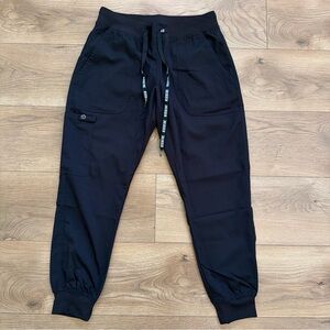 MedCouture‎ Touch Scrub Jogger Pants XS Black Stretch Drawstring Cargo Pockets